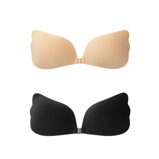 Angel Wings Seamless Push Up Bra - 2 Pack