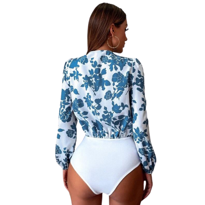 Floral Print Bodysuit